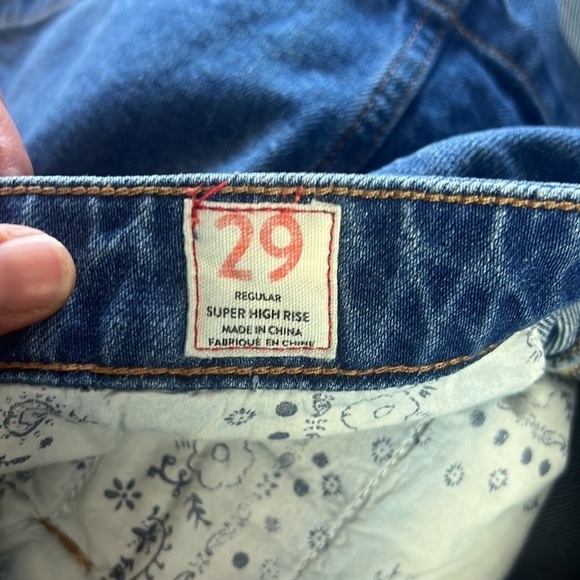 Free People Women’s Dark Don't Get Me Wrong Denim Skirt Size 29 - Picture 13 of 17